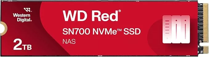 WD Red SN700 2TB NVMe SSD speziell optimiert für den Betrieb in NAS und Dauerbetrieb